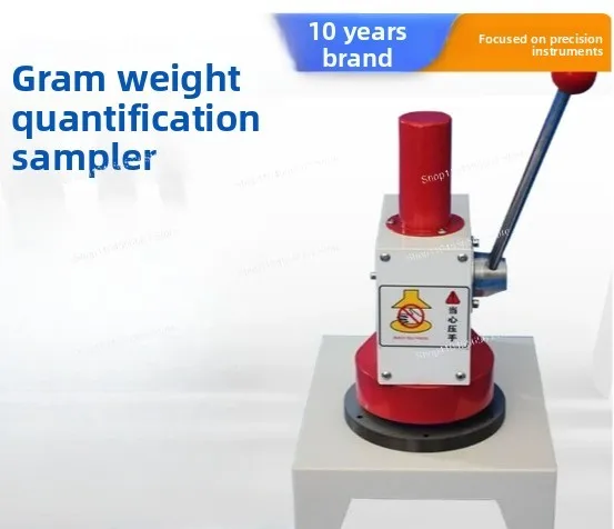 100cm² Handheld Circular Sampler Cutter, Manual Tool for Thin Film Paper and Fabric Sampling 1-5mm Thickness