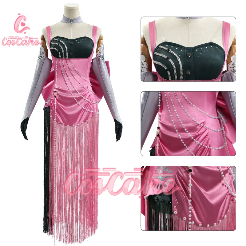 Game Reverse:1999 Anjo Nala Cosplay Costume Nala Hari Ms. Kimberly St. Pavlov Foundation Pink Evening Dress Woman Sexy Suit