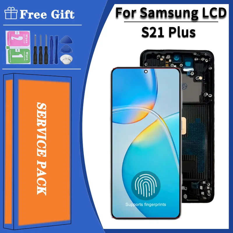 Super AMOLED For Samsung S21+ 5G G996B Display for Samsung S21 Plus G996U LCD Display Touch Screen Digitizer Assembly