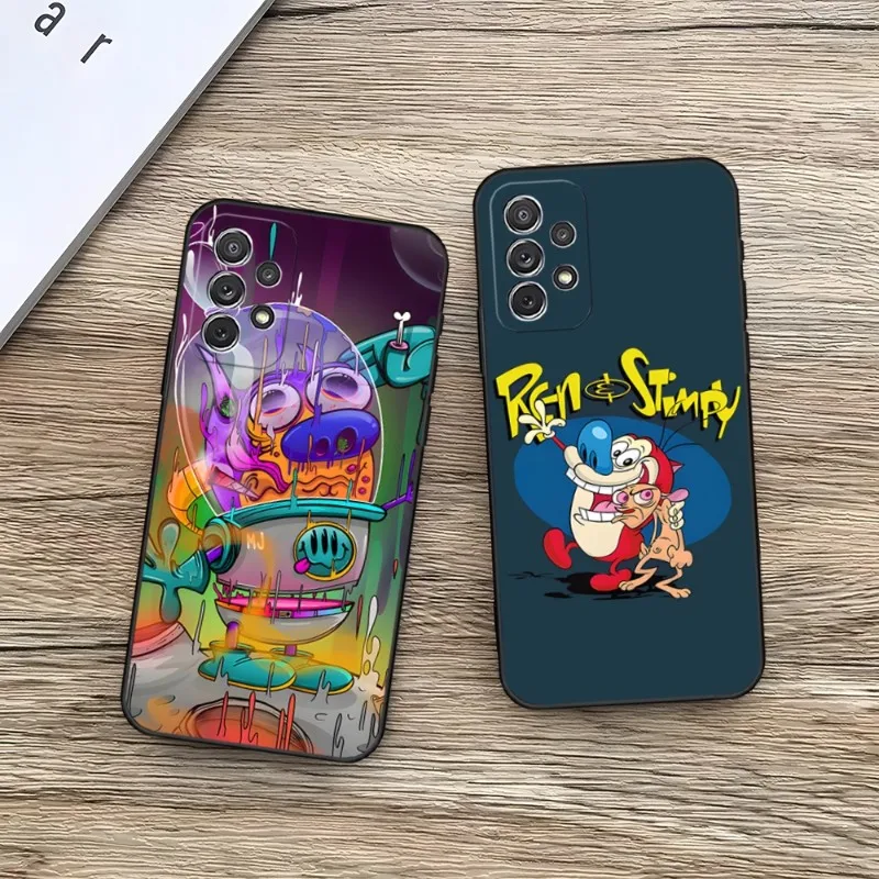 Ren And Stimpy Show Phone Case For Samsung Galaxy A02 A33 A52 A13 A31 A40 A20 A23 A54 A14 A34 Back Soft Cover