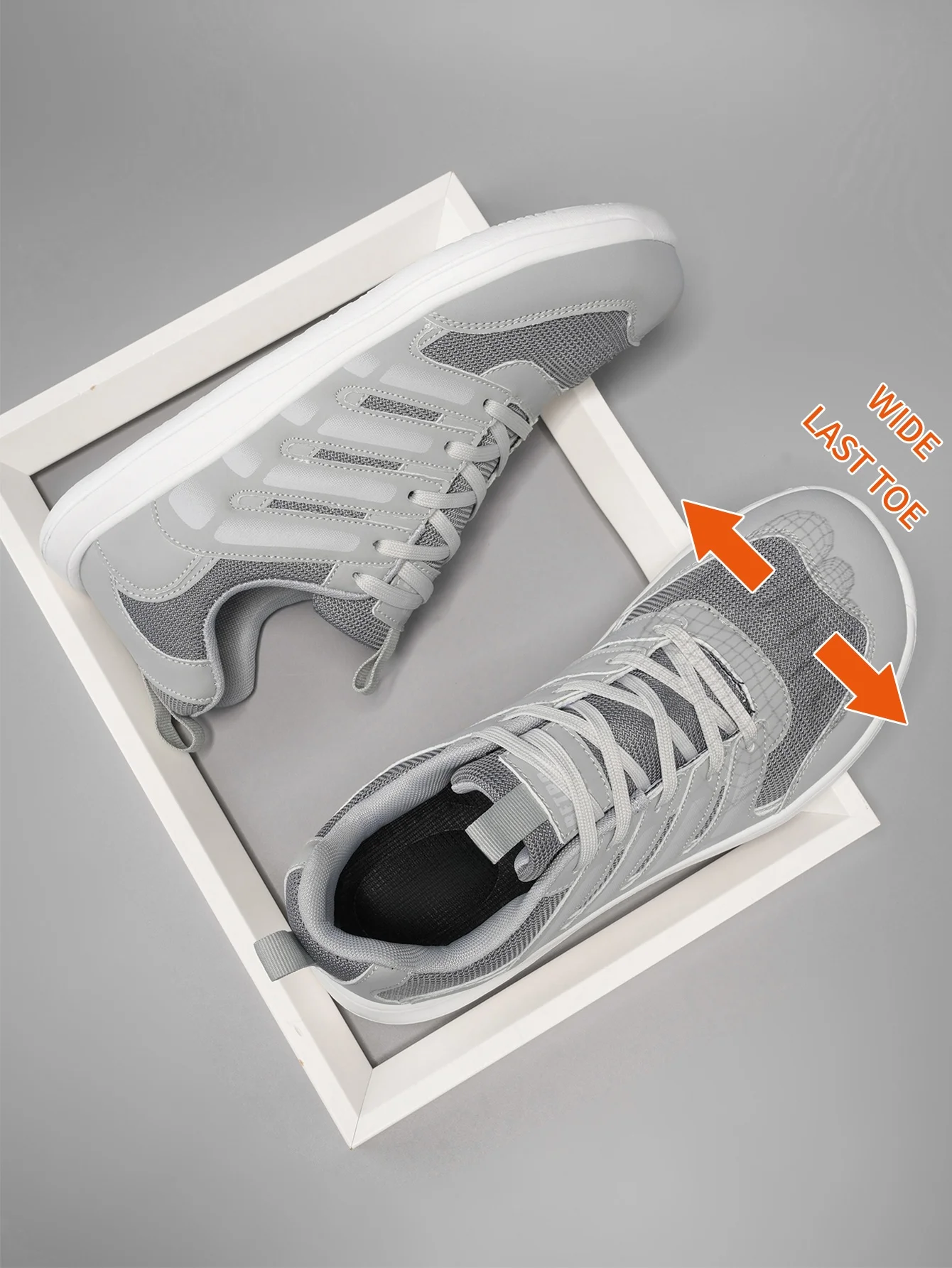 Herren-Sportschuhe in Übergröße mit Breiter Passform für Outdoor, Wandern, Laufen, Bequeme Lässige Modische Trainingsschuhe für Paare – Detail 1