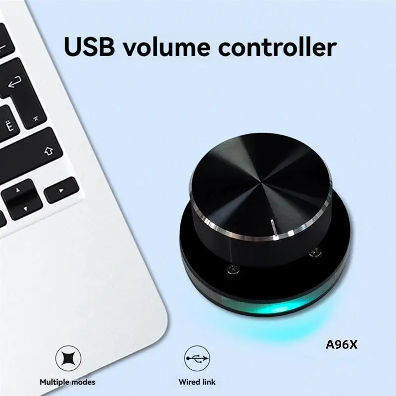 USB Volume Control Knob Computer USB Volume Controller Type C External Media Adjustment Controller