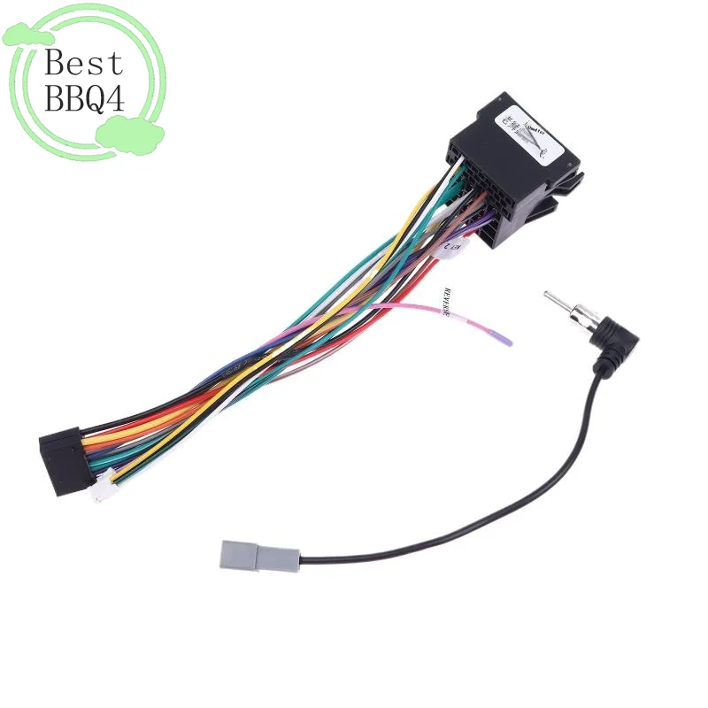 (BBQ4)Car Radio Cable Power Wire Harness Connector HYC19 For Elantra Accent Azera I10 I20 I30 Ix55 Tucson Carens Picanto