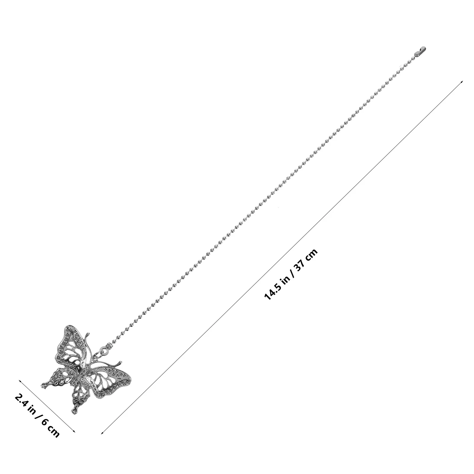 

2Pcs Ceiling Fan Pull Chain Extension Stylish Pendant Decorative Light Pull Chain for Home Decor Lamp Accessories