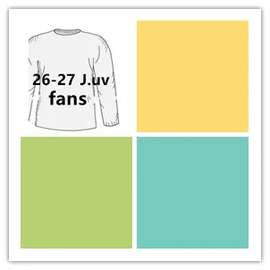 Camiseta de Manga Larga para Fanáticos del Club JUV, Modelo 0330TIA, Ajuste Estándar, Transpirable y Agradable al Tacto, Cuello Redondo, para F...