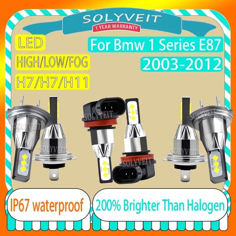 

IP67 Waterproof High Brightness LED Headlight foglight For Bmw 1 Series E87 2003 2004 2005 2006 2007 2008 2009 2010 2011 2012