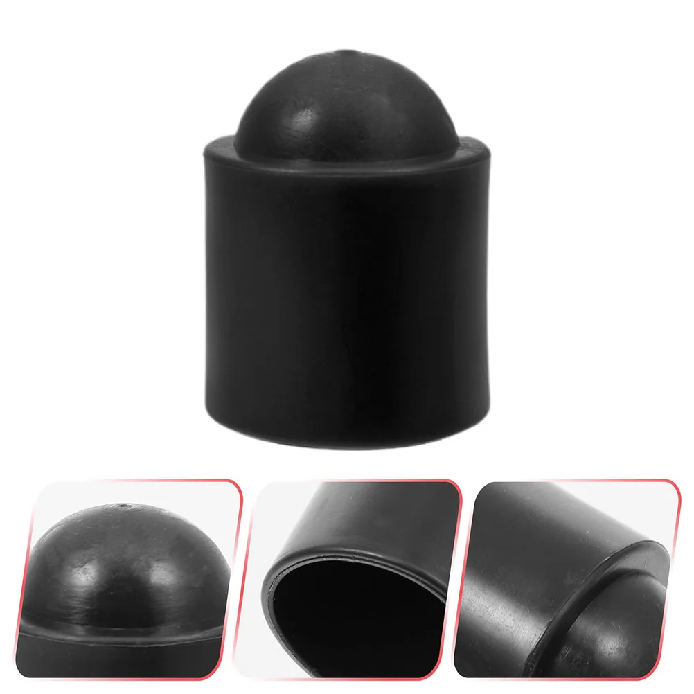 

12 Pcs Billiard Cue Protective Cover Pool Replaceable End Protectors Hat Billiards Tip Rubber Cues