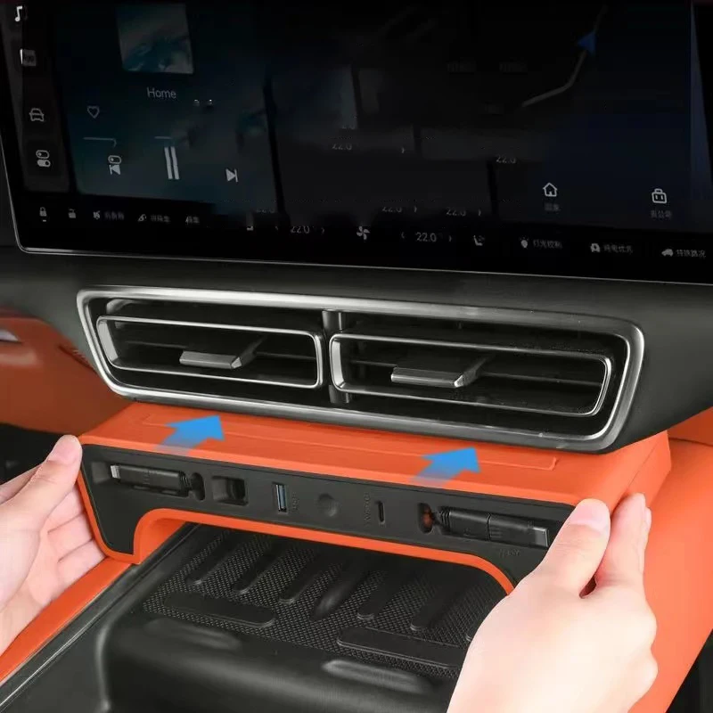 

For Li Lixiang L8 L9 2022 2023 Car Styling Storage Box Under Central Control Screen Storage Box Auto Modification