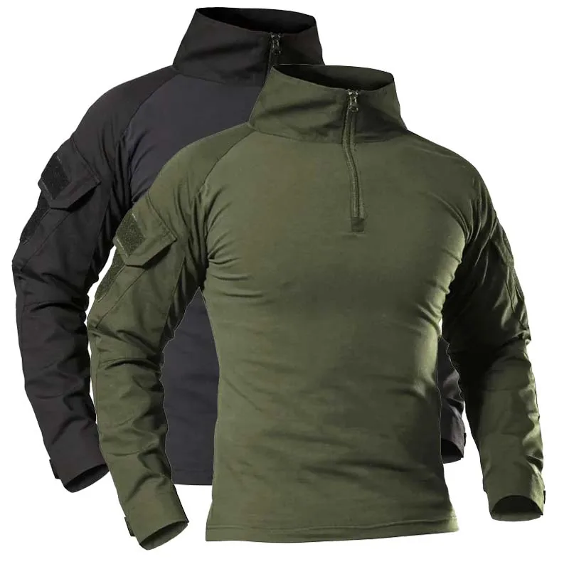 Outdoor Camouflage Shirts Softair Army Combat Uniform Military Shirt Airsoft Paintball Cotton Tactical Clothing Wear-resisting