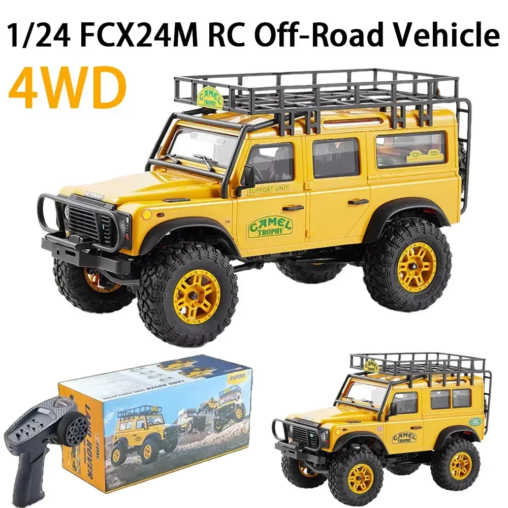 FMS FCX24M 1/24 4WD RC Off-Road Vehicle RTR Simulation Electric Remote Controlled Crawler Model Toy Gift Suitable For Collecting
