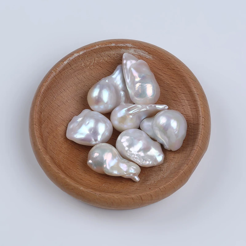 

11-18mm natural white color real loose Fireball freshwater Huge Big Large Baroque Pearl Beads