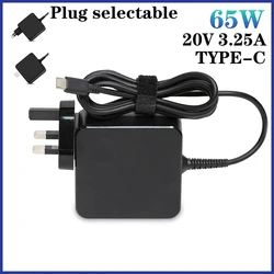 20V 3.25A 65W USB typu C AC ładowarka zasilacz do laptopa Lenovo Thinkpad X1 Carbon joga X270 X280 T580 P51 P52s E480 E470 S2