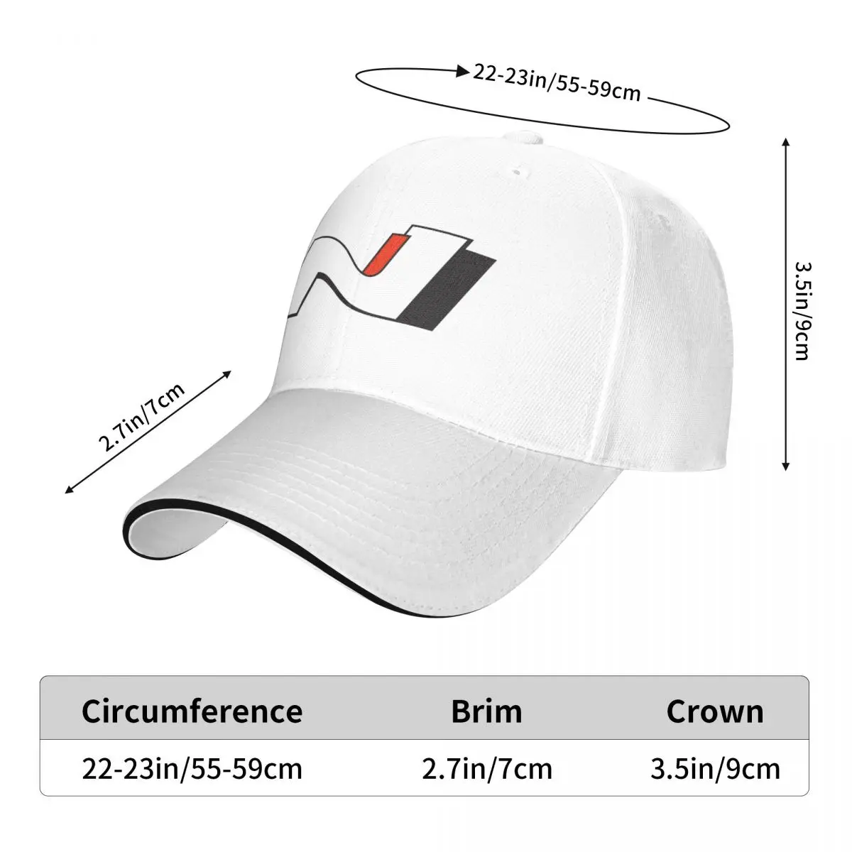 Hyundai N 1760Father\'S Day Baseball Hat Snapback Flat Cap Uv Protection Adjustable Hip Hop Hat Breathable Bomber Jacket Cap