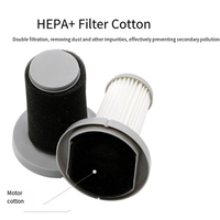 A85I-For Deerma DX700/DX700S Vacuum Cleaner Filter  Filter Cotton Sponge Filter HEPA Accessories Brush