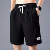 Summer Ice Silk Shorts Men's Thin Sports Casual Loose Fashion Trend Cool Breathable Straight Leg Pants