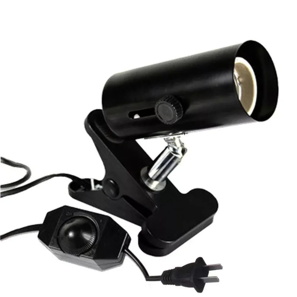 UVA Heating Lamp Clip, Plant Bracket Crawler, Pet Turtle Drying Back Lamp, Universal Holder, UVB Ceramic, 360 Degrees
