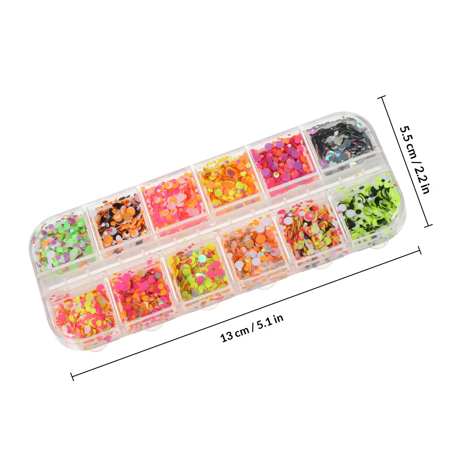2 Boxes Nail Art Sequins Creative Shapes Ultra Thin Metal Glitter Nails Supplies DIY Decoration Nail Art Supplies