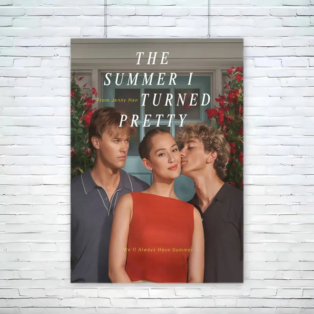 تلفزيون ساخن الصيف تحولت ملصقات أنيمي جميلة لزجة ورق أبيض ملصق DIY غرفة بار مقهى Kawaii غرفة ديكور