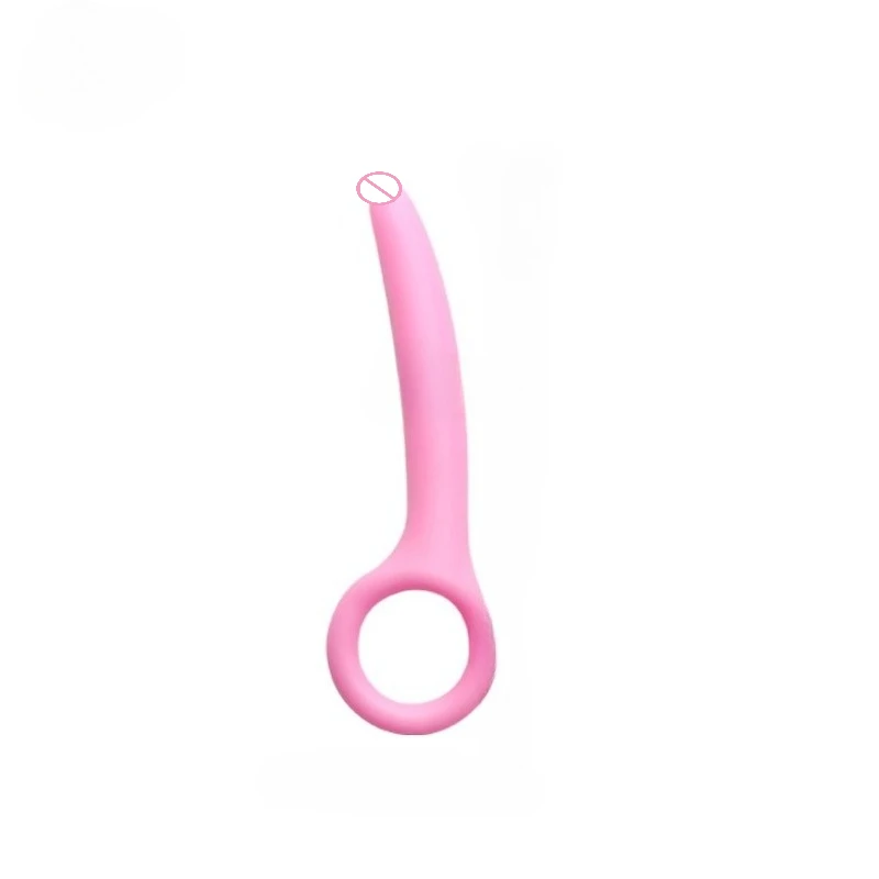 5/1  Piece Pink Finger Plug Soft Silicone Ring Anal Butt Plug Masturbation Sex Toy for Woman/Man 18+ Back Ass Product