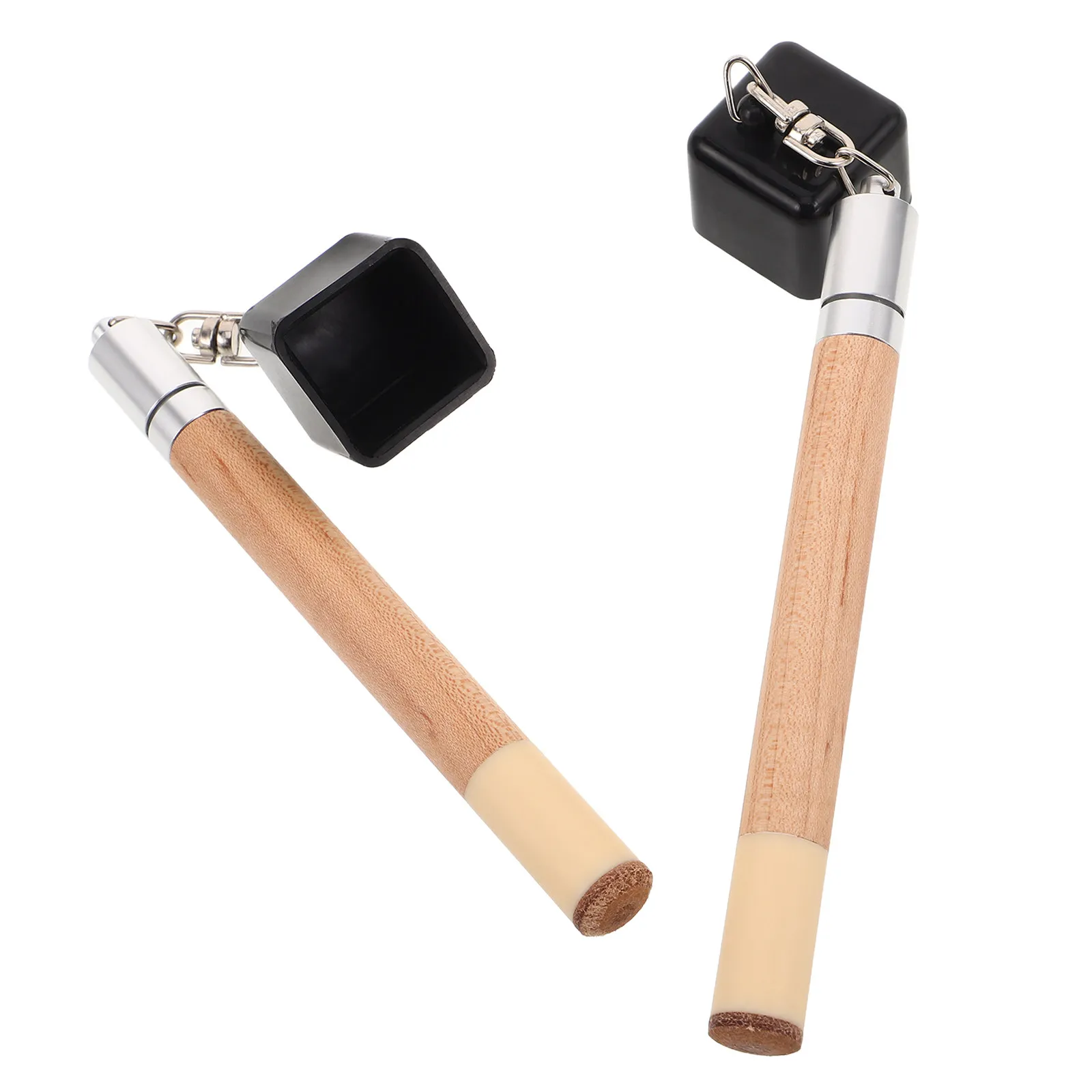 

2Pcs Snooker Chalk Holder Wooden Billiard Accessory Portable Pool Cue Tip Shaper Pricker Repair Tool Kit Snooker Chalk Accessory
