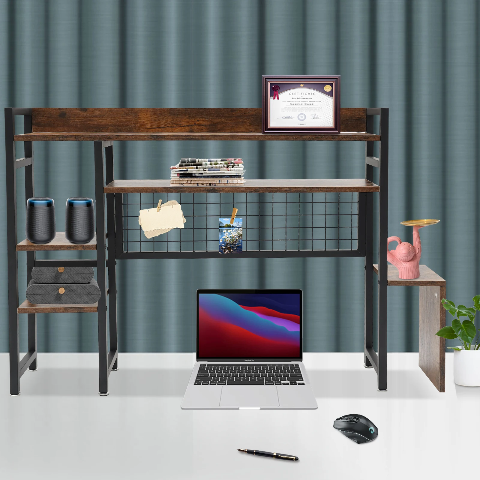 Настольная книжная полка, многофункциональная настольная витрина, органайзер для книжного шкафа для офиса в общежитии, дома