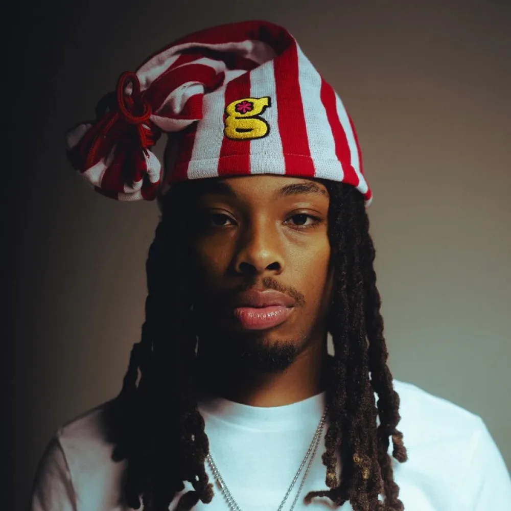 American Street Hip-Hop punk Retro Striped Color Matching Letter Printing embroidery without Eaves Cold Hat for Men and Women