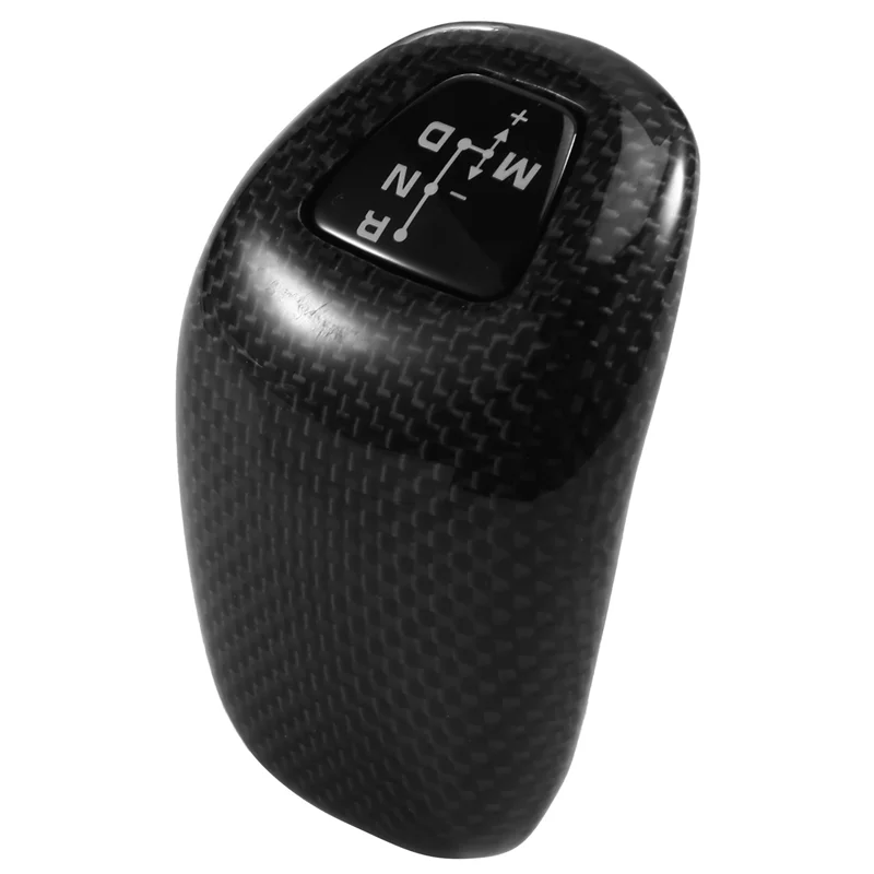 เปลี่ยนคาร์บอนไฟเบอร์รถหัวเกียร์เหมาะสําหรับลูกบิดภายในรถสําหรับ Porsche