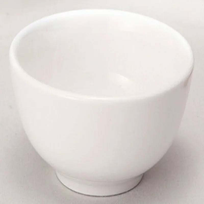 

Pure White Reinforced Porcelain Porcelain Rice Bowl Straight-mouth Bowl Hotel Dining Room Size Bowls and Cutlery