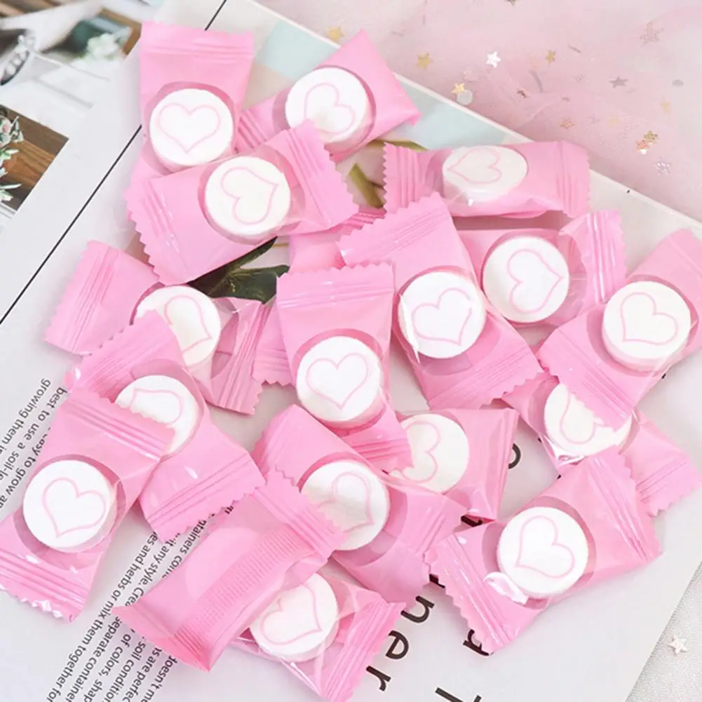 

100Pcs/Bag Mini Compressed Towel Disposable Capsules Towels Magic Face Care Tablet Outdoor Travel Cloth Wipes Paper Tissue