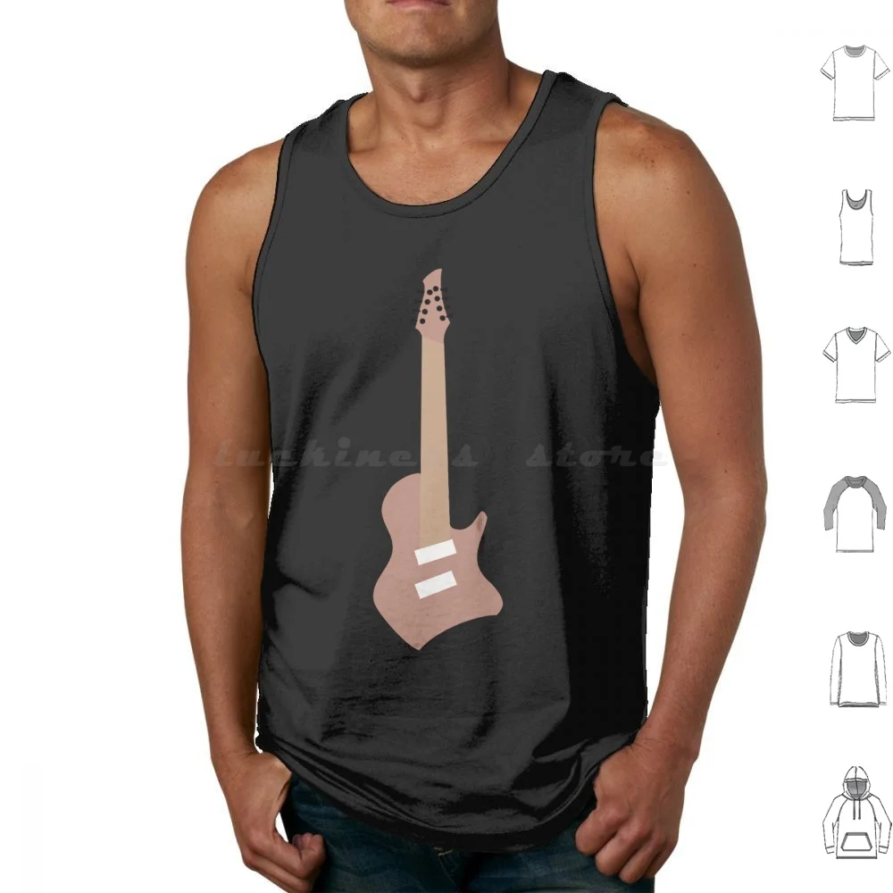 Guitar Pink-Tosin Abasi Animals As Leaders Tank Tops Vest Sleeveless Animals As Leaders Bad Omens Tosin Abasi The Atomic The