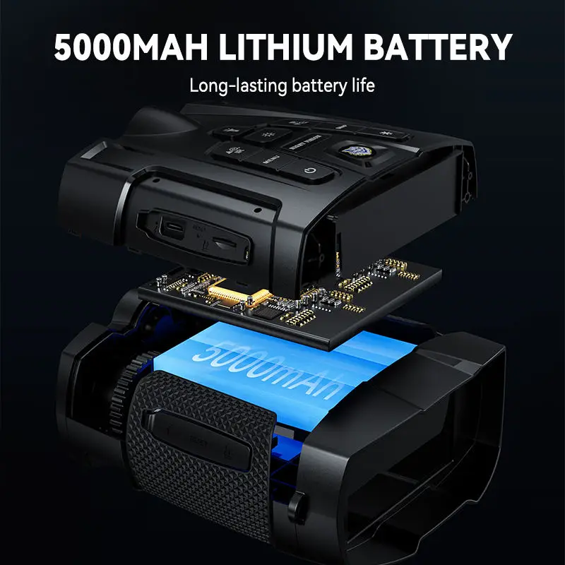 Binoculares de visión nocturna con zoom digital e IR táctico - imagen 4
