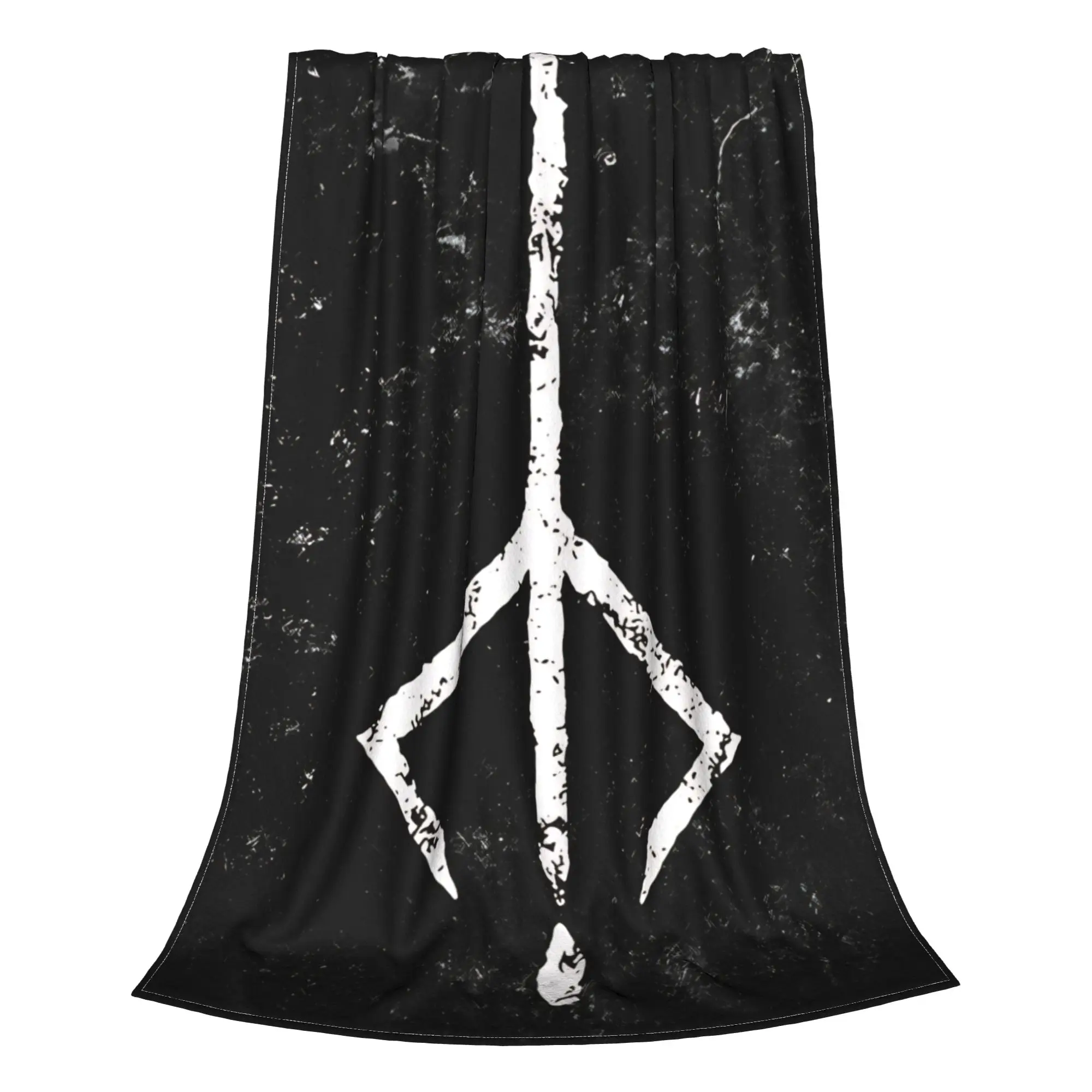 1PC Home Cutecore Dark Fantasy  Bloodborne Blanket Super Cosy Plush Home Living Room Sofa Halloween