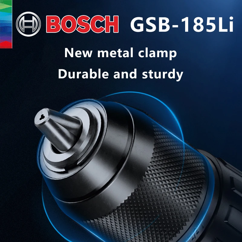 Bosch GSB 185 Li Cordless Impact Drill 18V Brushless Hand Electric Impact Drill Chargeable Electric Screwdriver Power Tool