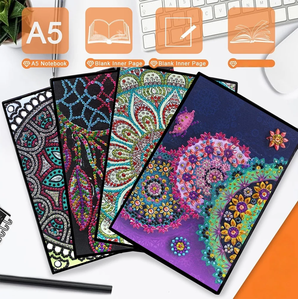 نمط ماندالا واحد، ألماس غير من - مراجعة Art Craft Notebook وسعره