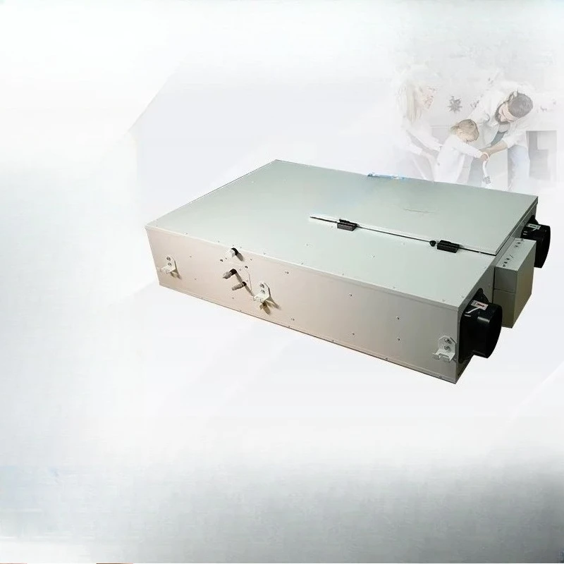 

Extreme climate heat recovery ventilation system with preheating, precooling and energy saving design