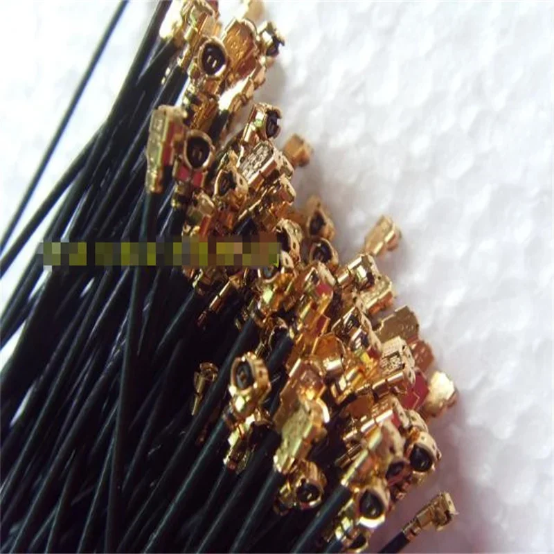 SMA to IPEX Black Wire Antenna Adapter Cable, GPS Module, 1.13, 10cm, 2 Pcs