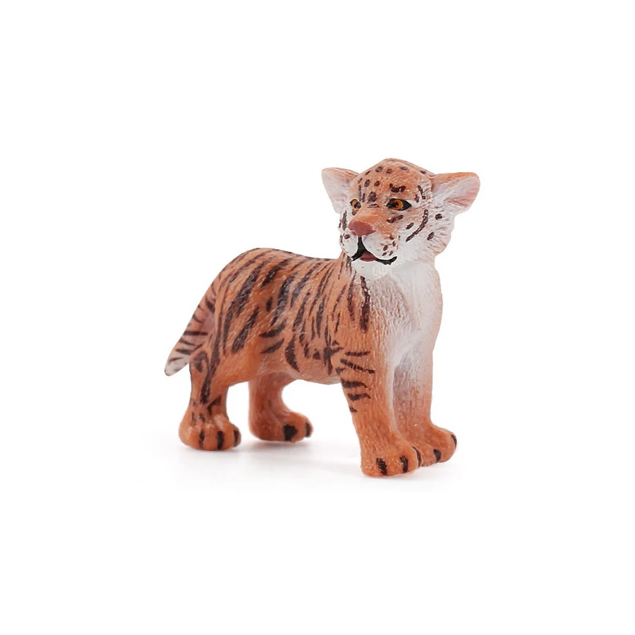 ของเล่นตัวเลขสัตว์Tiger Figurine Tigress Tigerkinป่าสัตว์ป่าFigurines Action Figureของเล่นเด็กเกมเด็กของขวัญสวนสัตว์