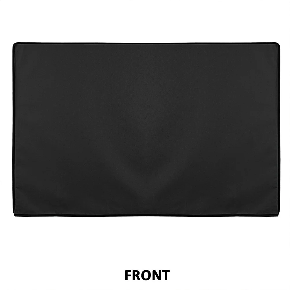 Outdoor Cover Waterproof Dustproof Protector Universal Fit for 65-70 Inch Screen Weatherproof Protector Cloth Black