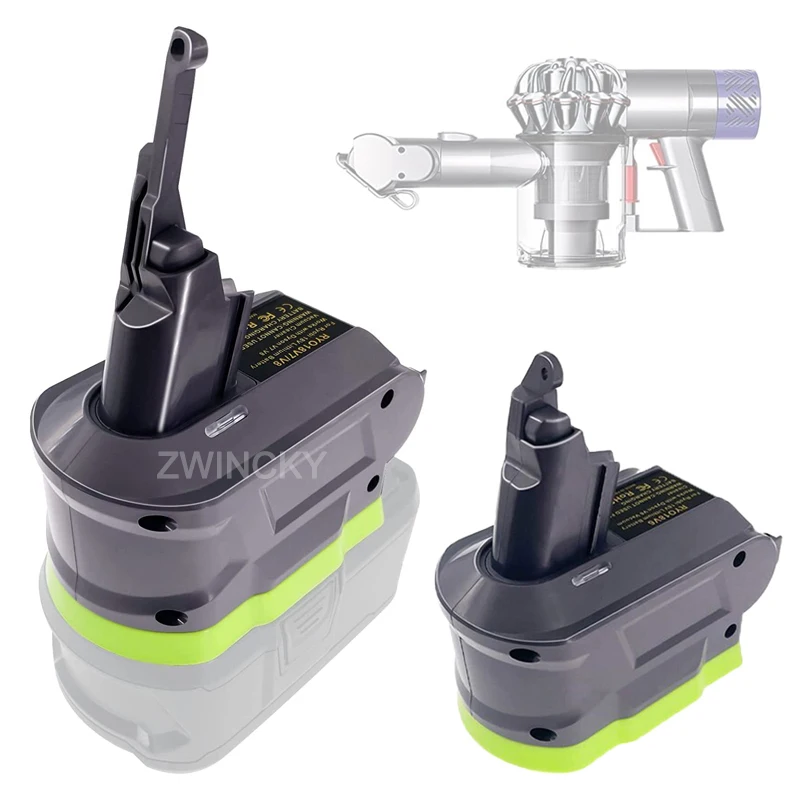 Battery Adapter For Ryobi 18V Battery Convert to for Dyson V6 V7 V8 Animal Vacuum Cleaner, Adapter For Dyson Vacuum Cleaner