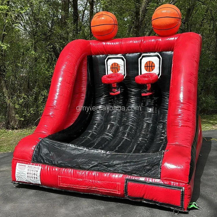 Hot Sale Sports Blow Up Game Inflatable Basketball Game Points-based Shooting Carnival Game for Kids