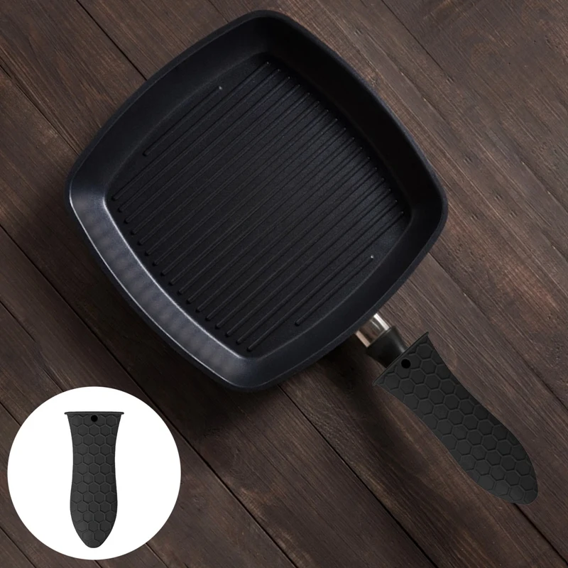 화상 방지 홀더 고내열성 실리콘 냄비 손잡이 커버-2