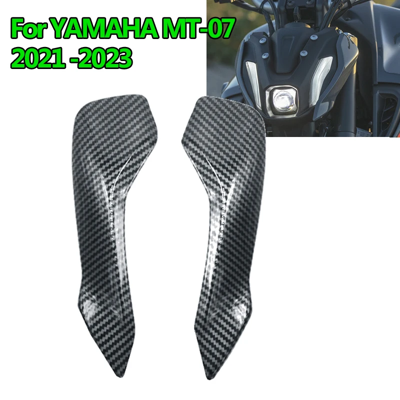 MT 07 Kopfstückverkleidung aus Carbon-Faser-Optik: Perfekte Integration und Stil für dein Yamaha MT-07