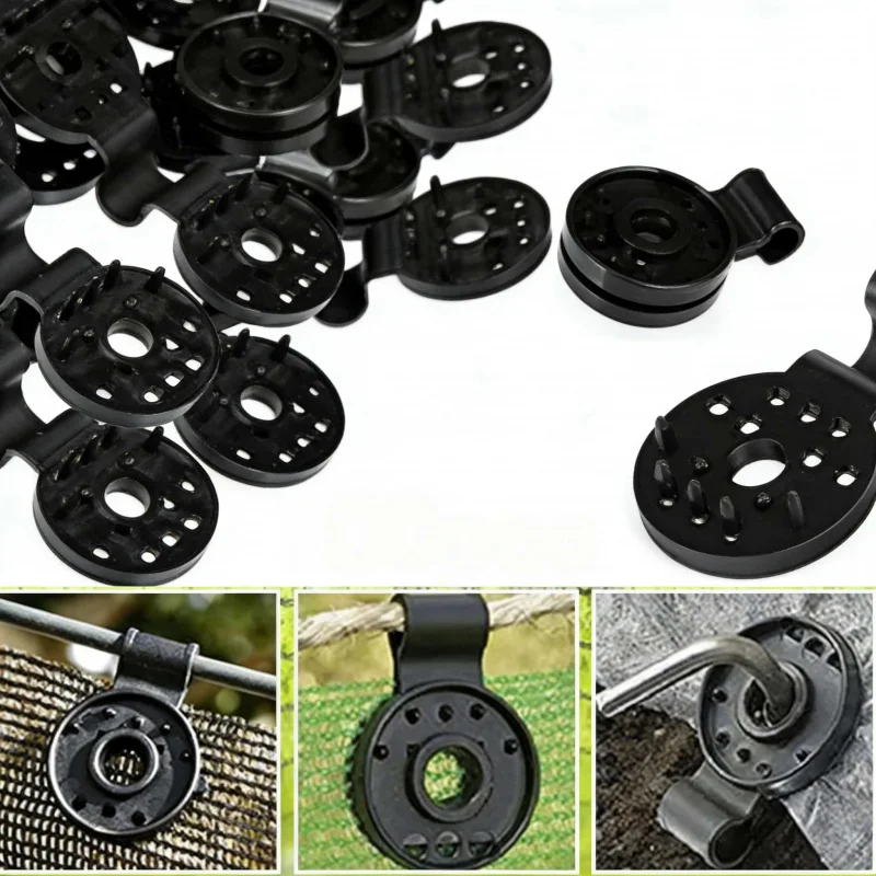Sunshade Product Buckle100Piece Wind and Rain Resistant Locking Ring Outdoor Sunshade Net Fixed Clip Durable and Sturdy Accessor