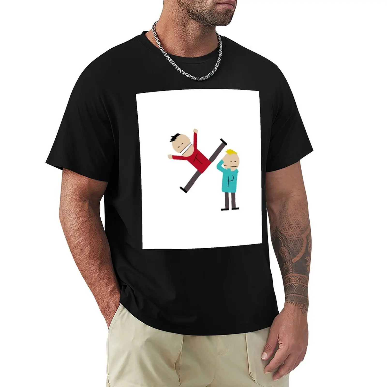 Terrance & Philip T-Shirt Sports Basic Short Sleeve T-Shirt
