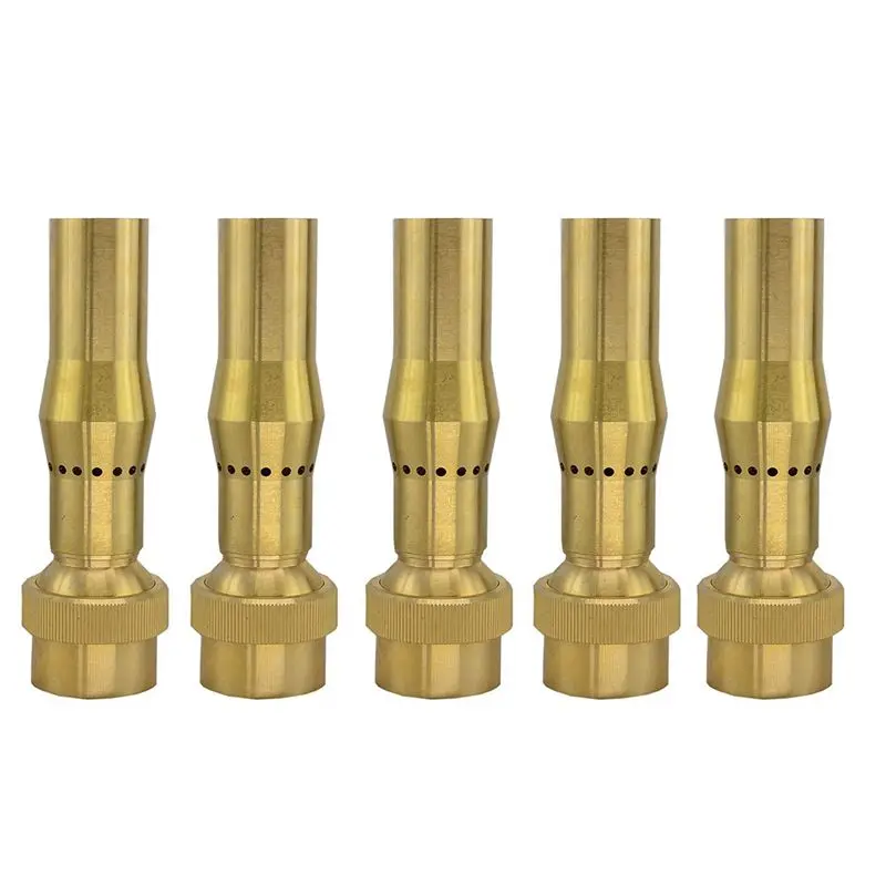 A36T-5X 3/4 Inch Brass Foam Jet Fountain Nozzles Garden Landscape Fountain Adjustable Nozzle Garden Pond Fountain Equipment