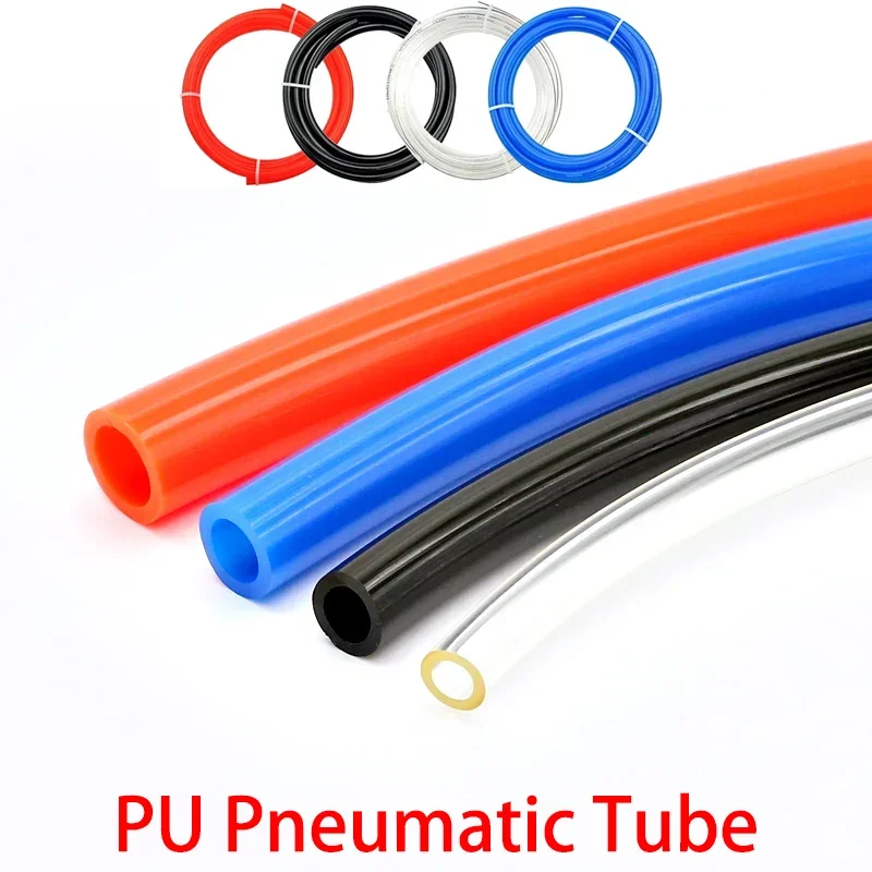 Air Component Hose Polyurethane Tubing 1M/2M/5M/10M/20M Pipe Line Hose Pneumatic Tube for Compressor 4mm 6mm 8mm 10mm 12mm