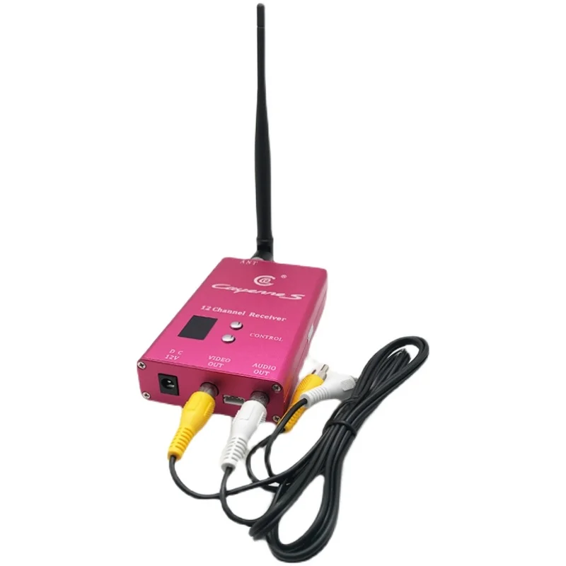 1.2G8W High-power Wireless Video Transceiver Wireless Video Transmitter Receiver 1.2G Image Transmission Third-generation