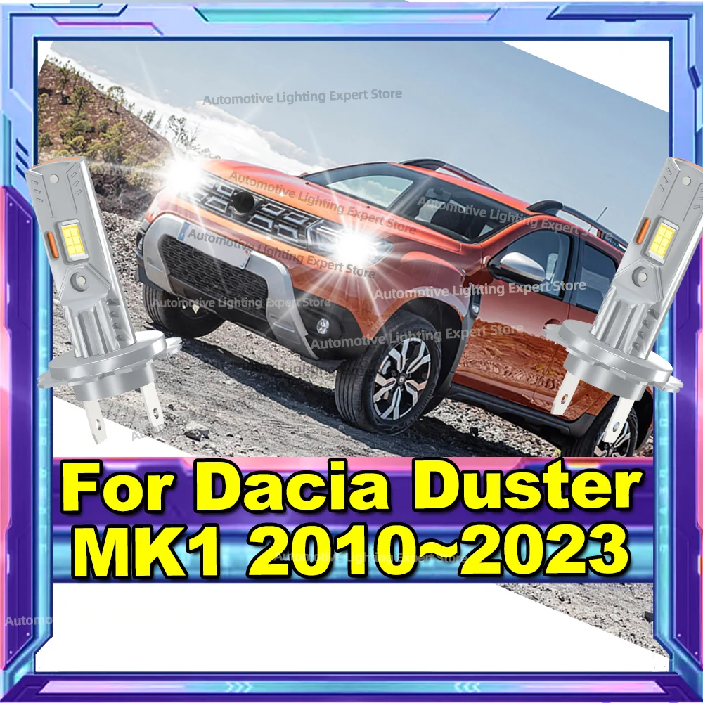 

Светодиодные автомобильные фары Canbus 6000K Turbo Lights 30000LM для Dacia Duster MK1 2010-2023 2011 2012 2013 2014 2015 2016 2017