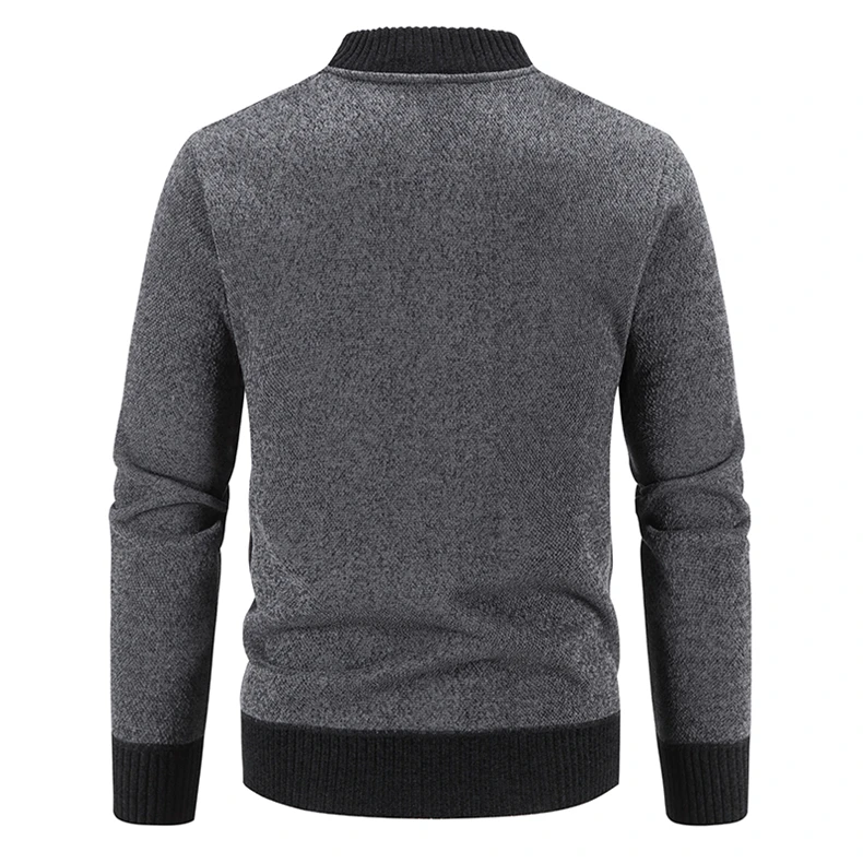 Herbst Winter Neue Stricken Pullover Jacken männer Koreanische Baseball Jumper Kalten Bluse Streetwear Y2K Sweatshirts Männlichen Graben Mantel – Detail 6