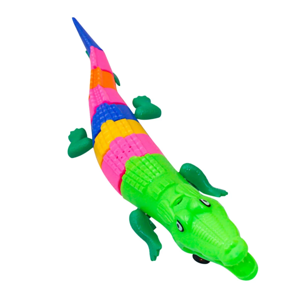 

Electric Crocodile Toys Children Animal Shaped Musical Model Luminous Abs Baby Plaything